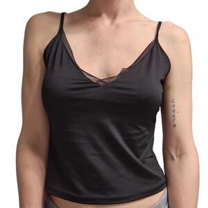 Black ZARA Spaghetti Strap Camisole